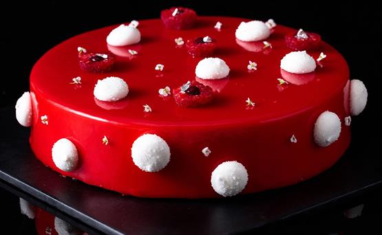 Framboise and Fromage Blanc Entremet 2