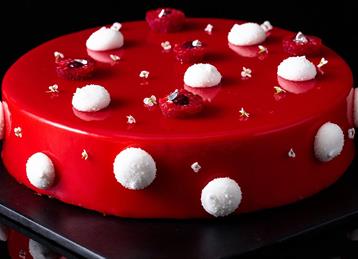 Framboise and Fromage Blanc Entremet 2